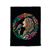 Bluesy Nighttime Serenade Comforter